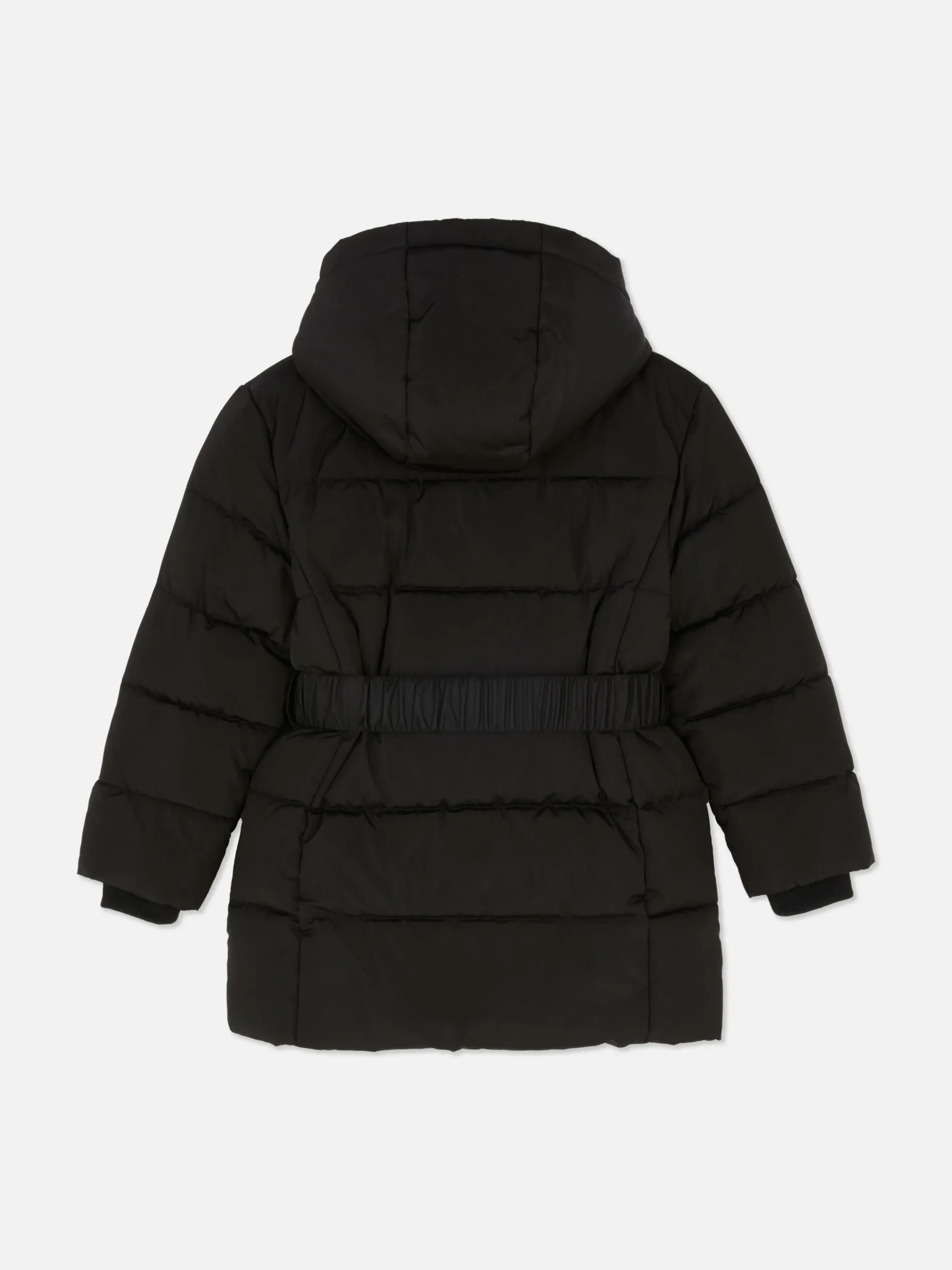 Chaqueta Acolchada Con Cinturón