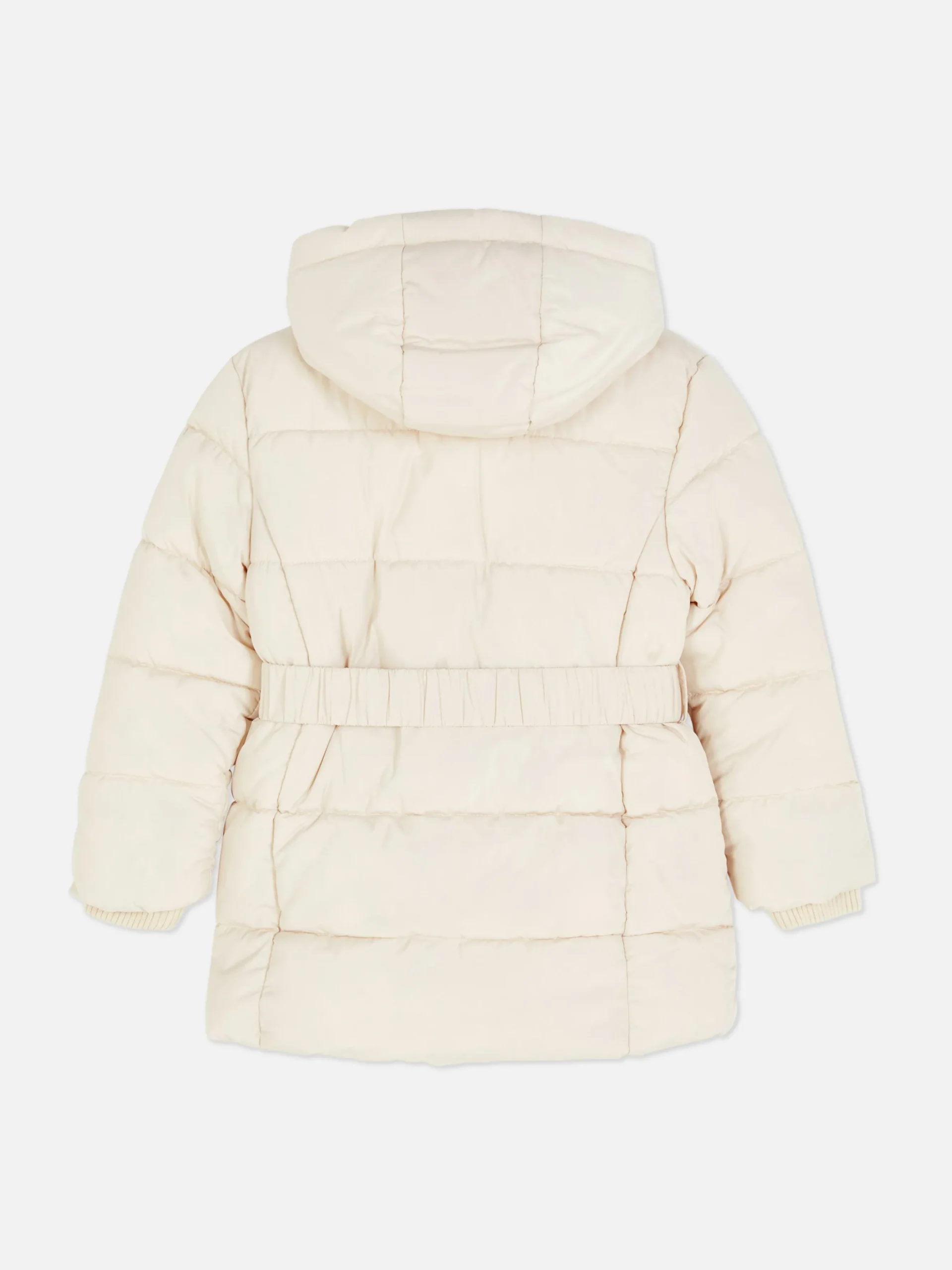Chaqueta Acolchada Con Cinturón