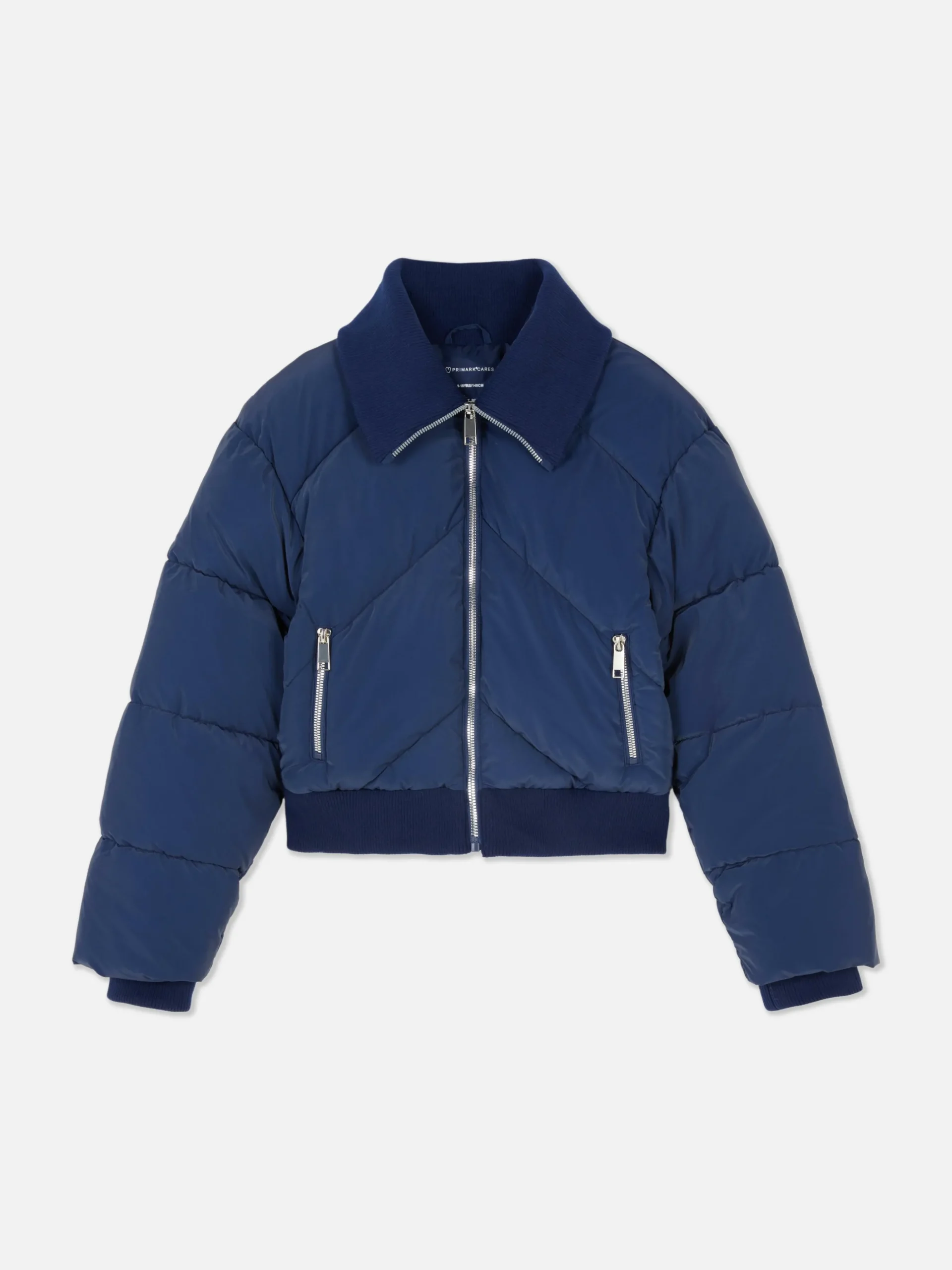 Chaqueta Acolchada Con Cuello
