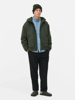 Chaqueta Cortavientos Con Capucha