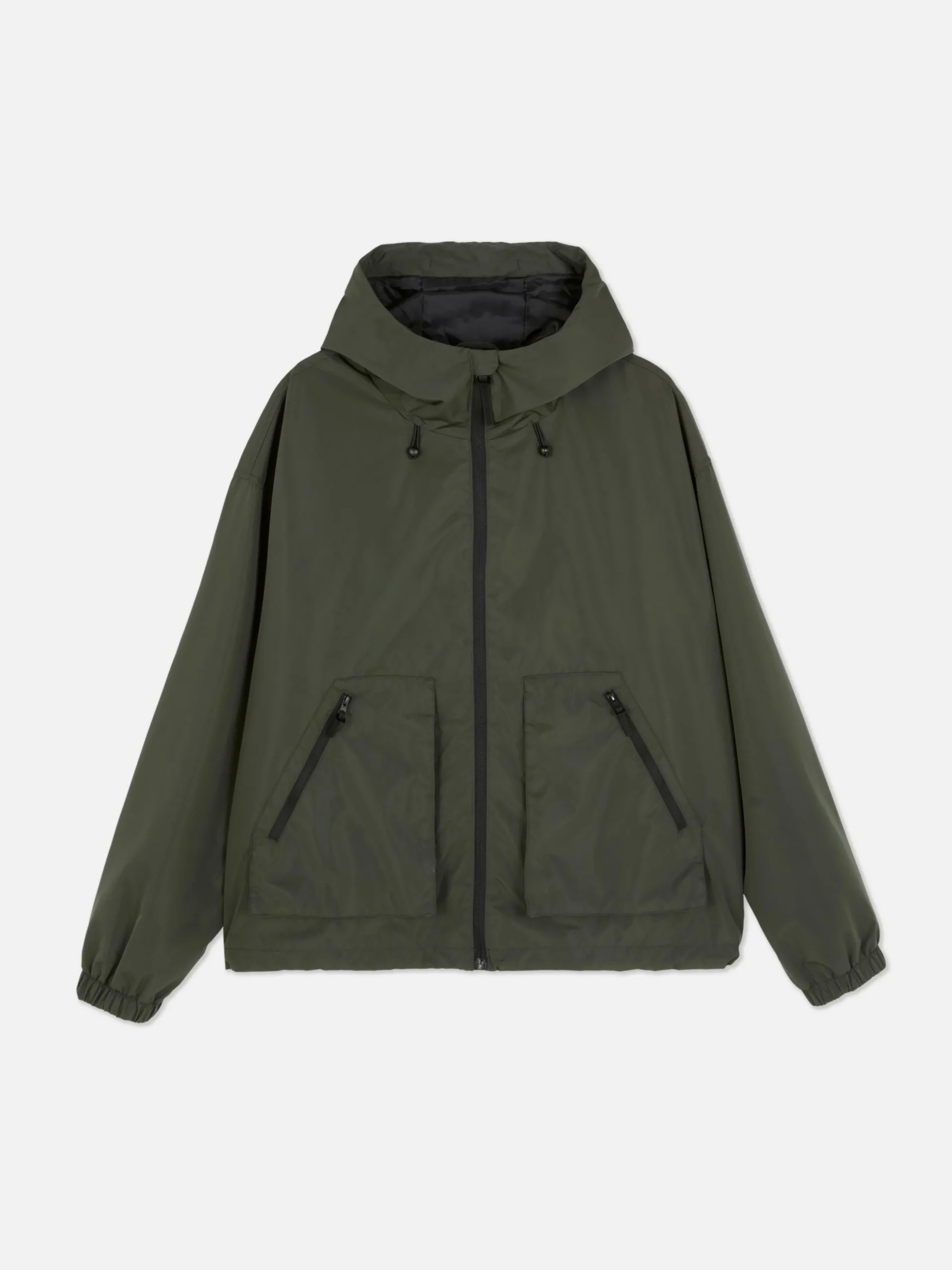 Chaqueta Cortavientos Con Capucha