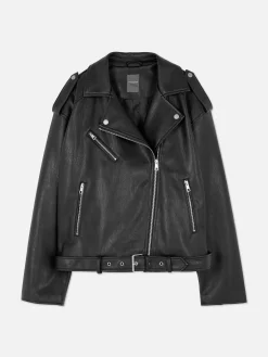 Chaqueta Motera Texturizada