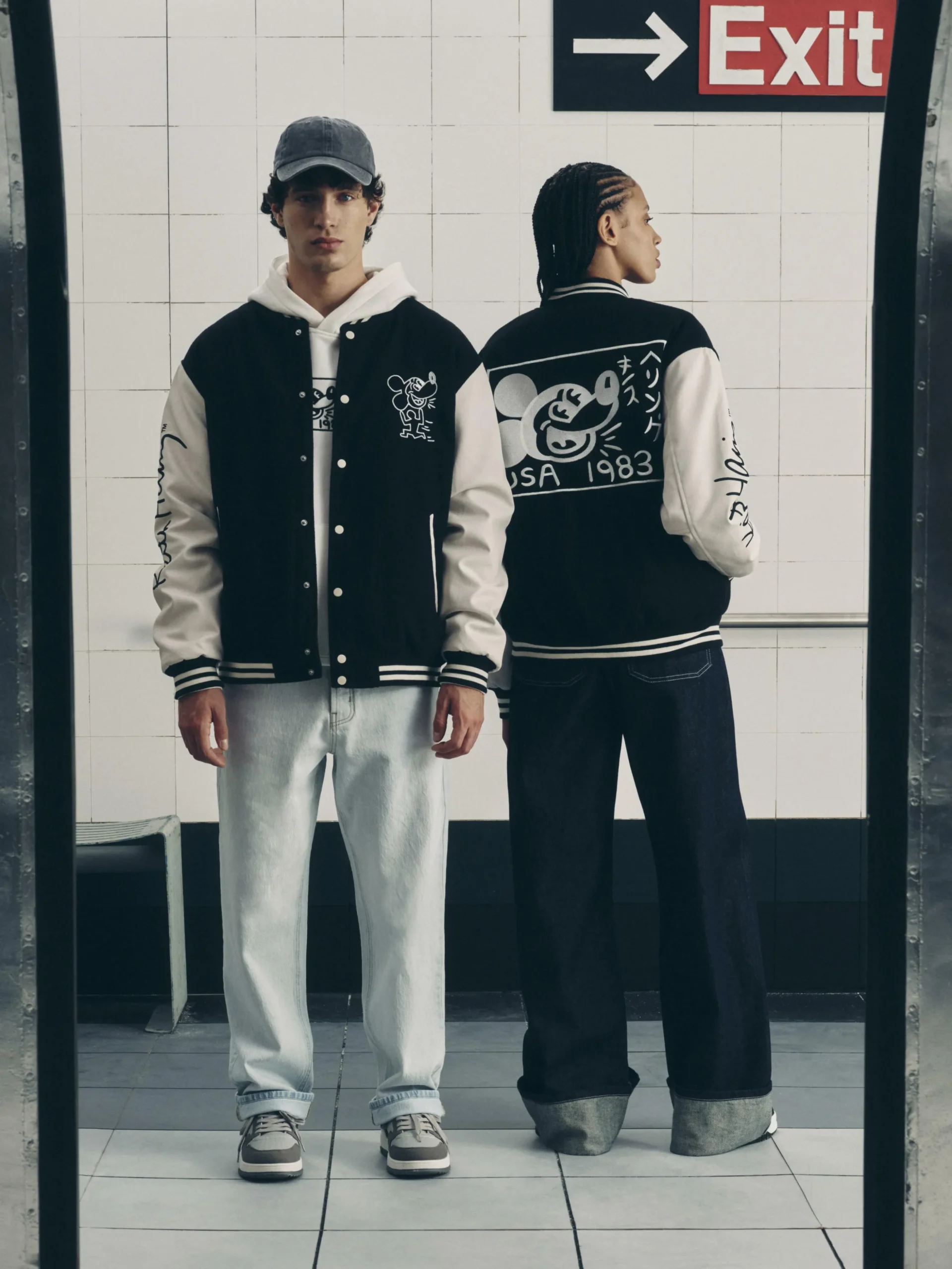 Chaqueta Universitaria De Keith Haring Para Disney
