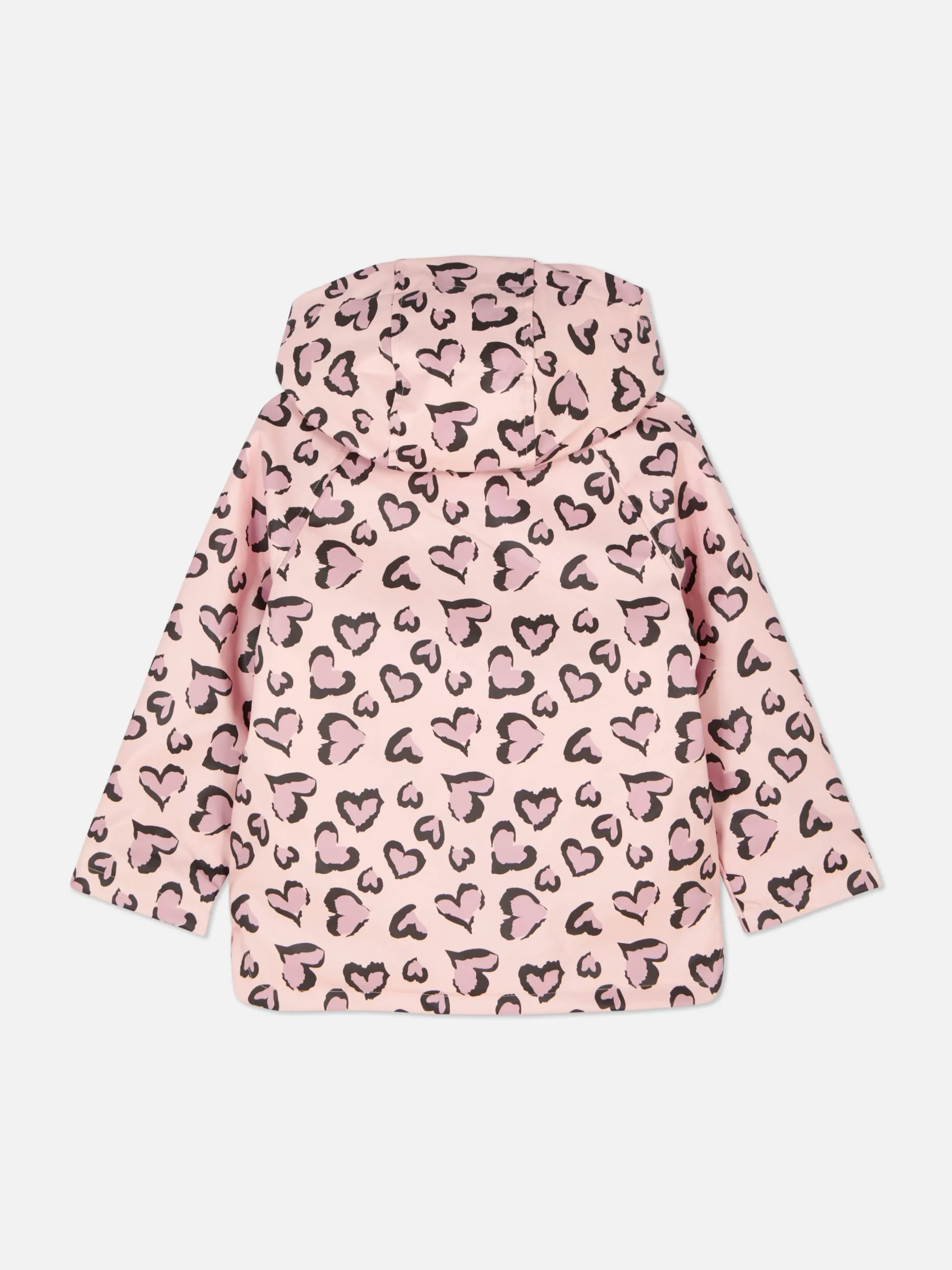 Chubasquero Con Corazón De Leopardo
