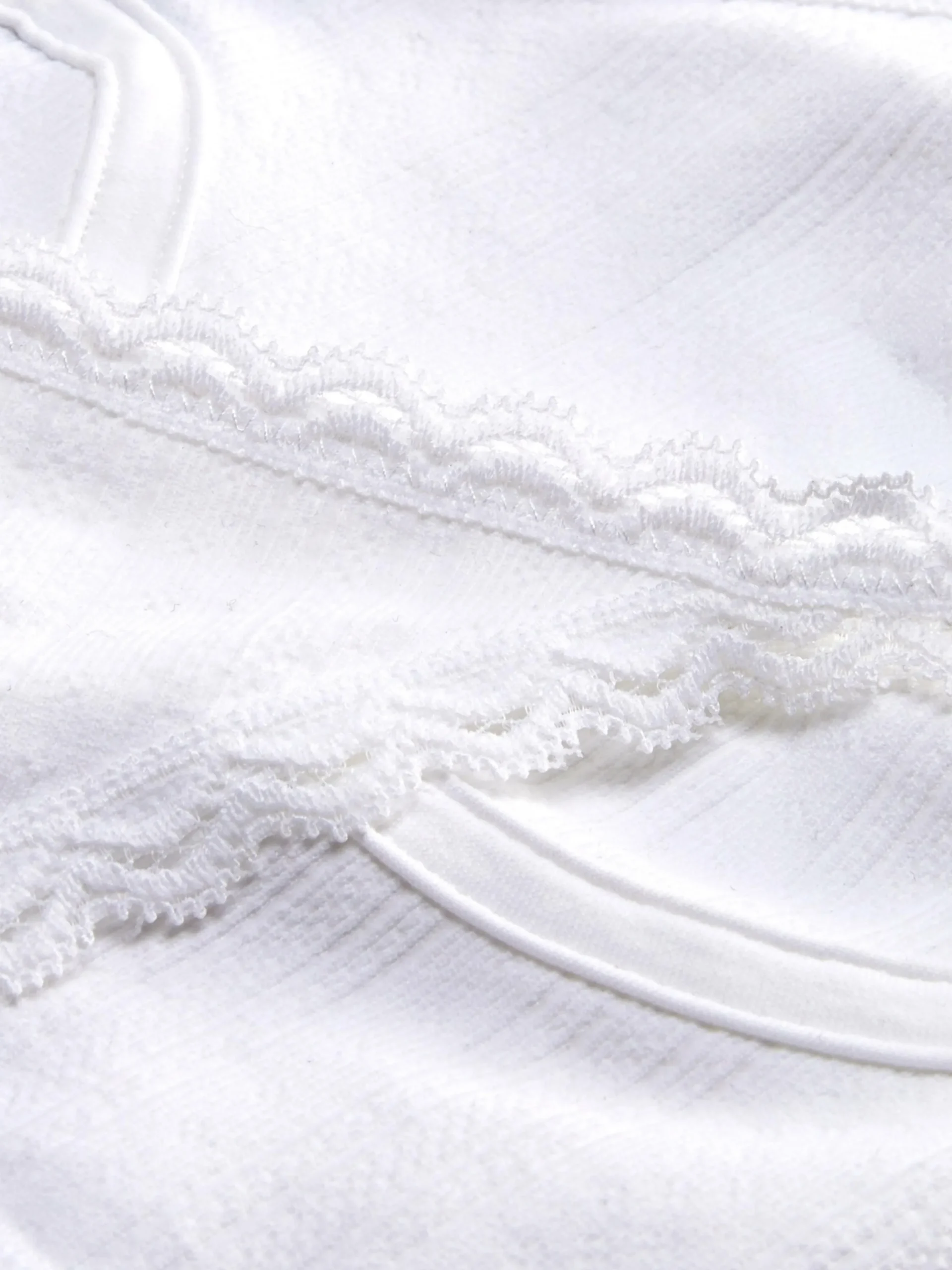 Conjunto De Lencería De Pointelle Sin Relleno