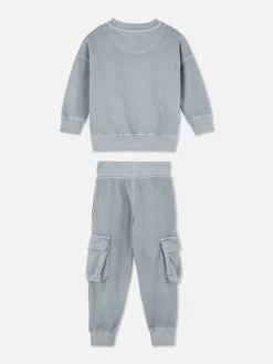 Conjunto De Sudadera Y Joggers Cargo A Juego