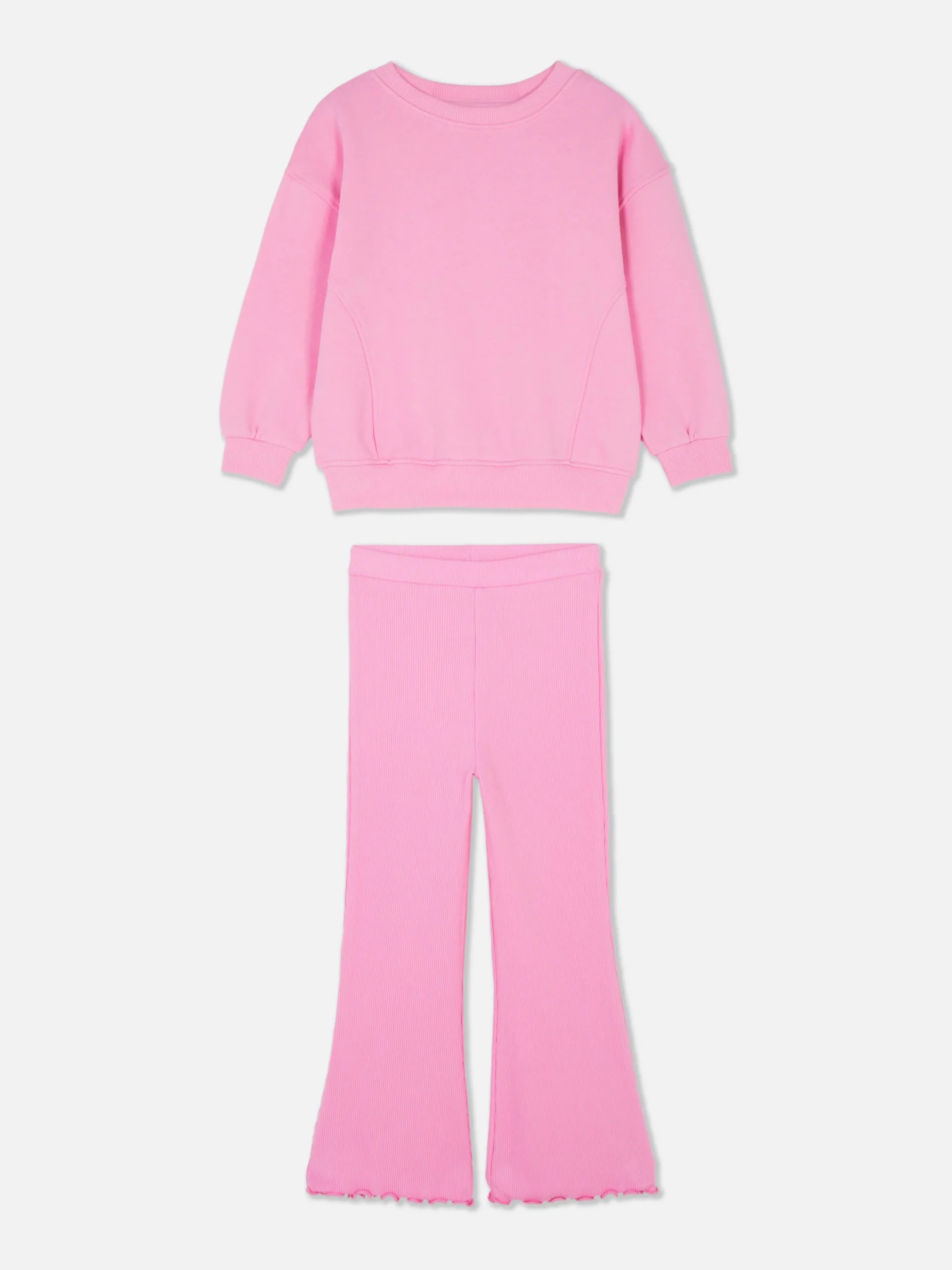 Conjunto De Sudadera Y Leggings Acampanados