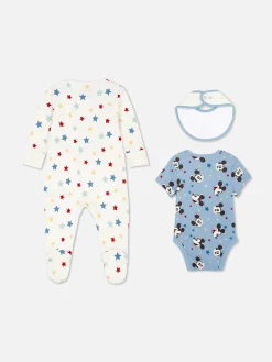 Conjunto De Tres Piezas De Mickey Mouse De Disney