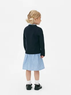 Cárdigan Escolar Para Niña Pequeña