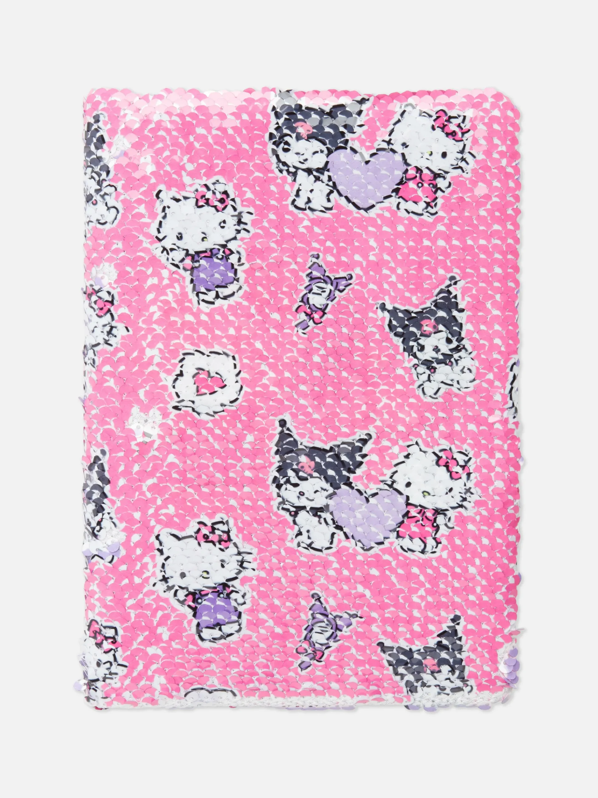 Cuaderno A5 De Lentejuelas De Hello Kitty Y Kuromi