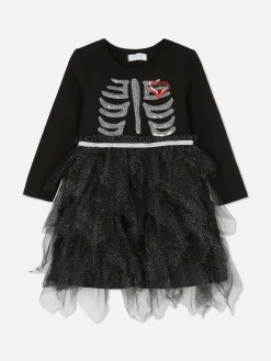 Disfraz De Esqueleto De Halloween Con Tutú