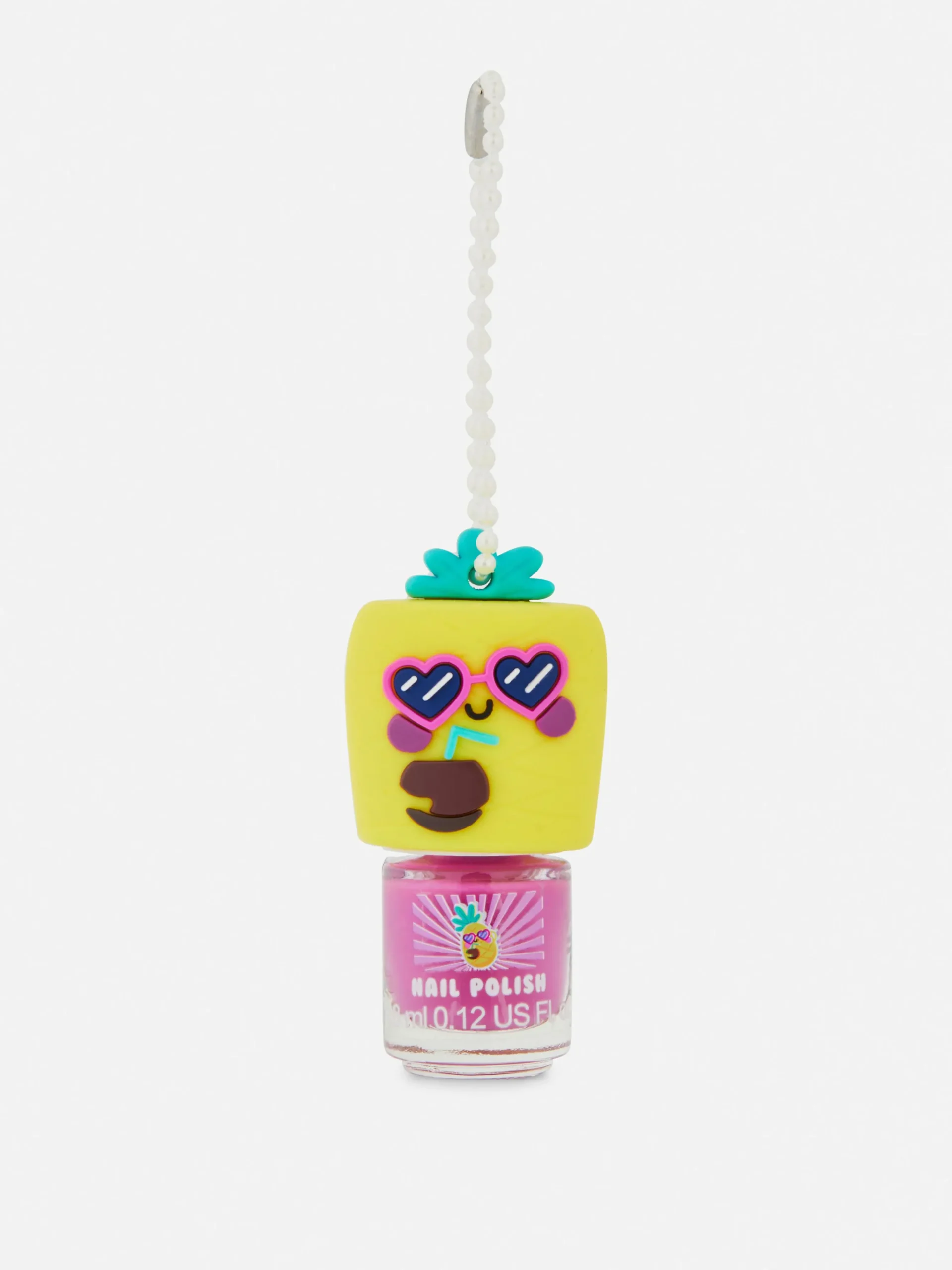 Esmalte De Uñas De Piña Con Perlas Sintéticas