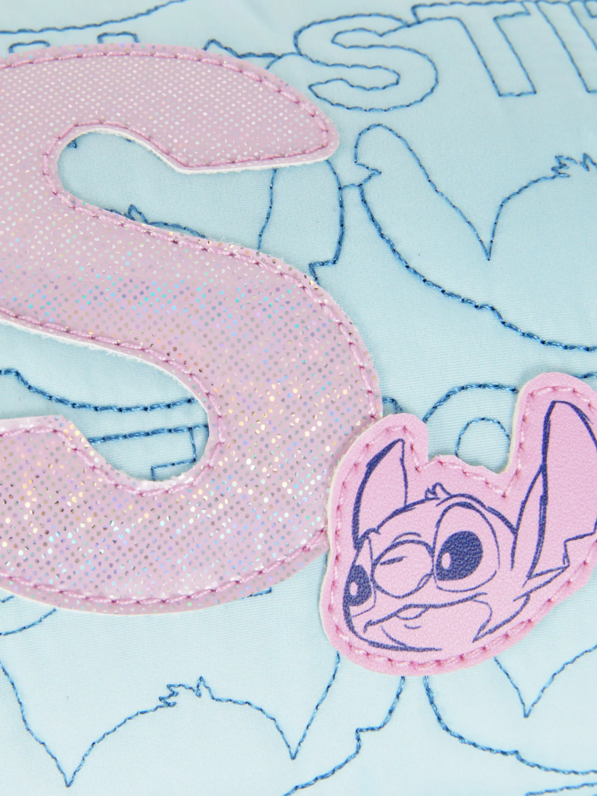 Estuche Con Inicial De Stitch De Disney