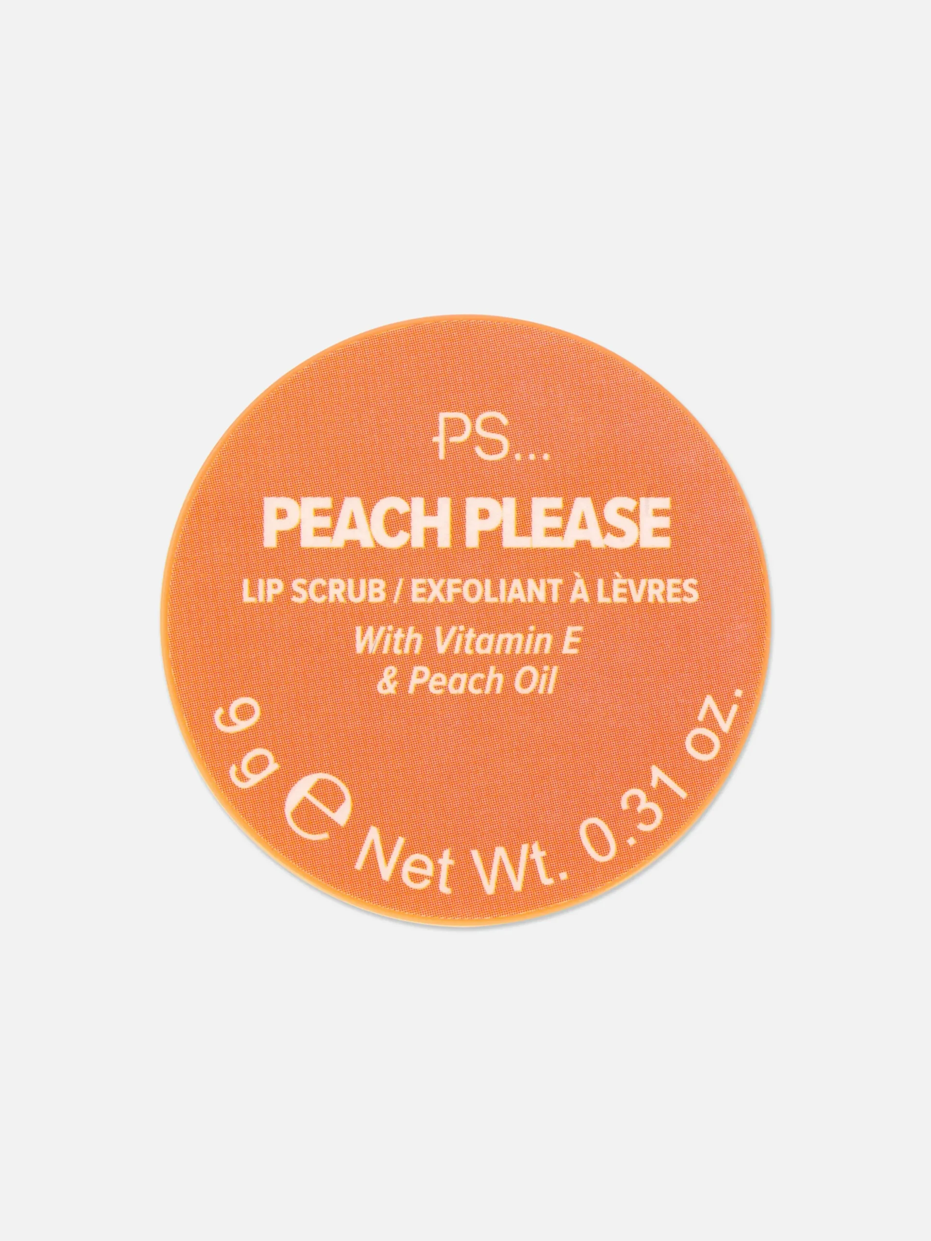 Exfoliante Labial Con Sabor A Melocotón De PS...