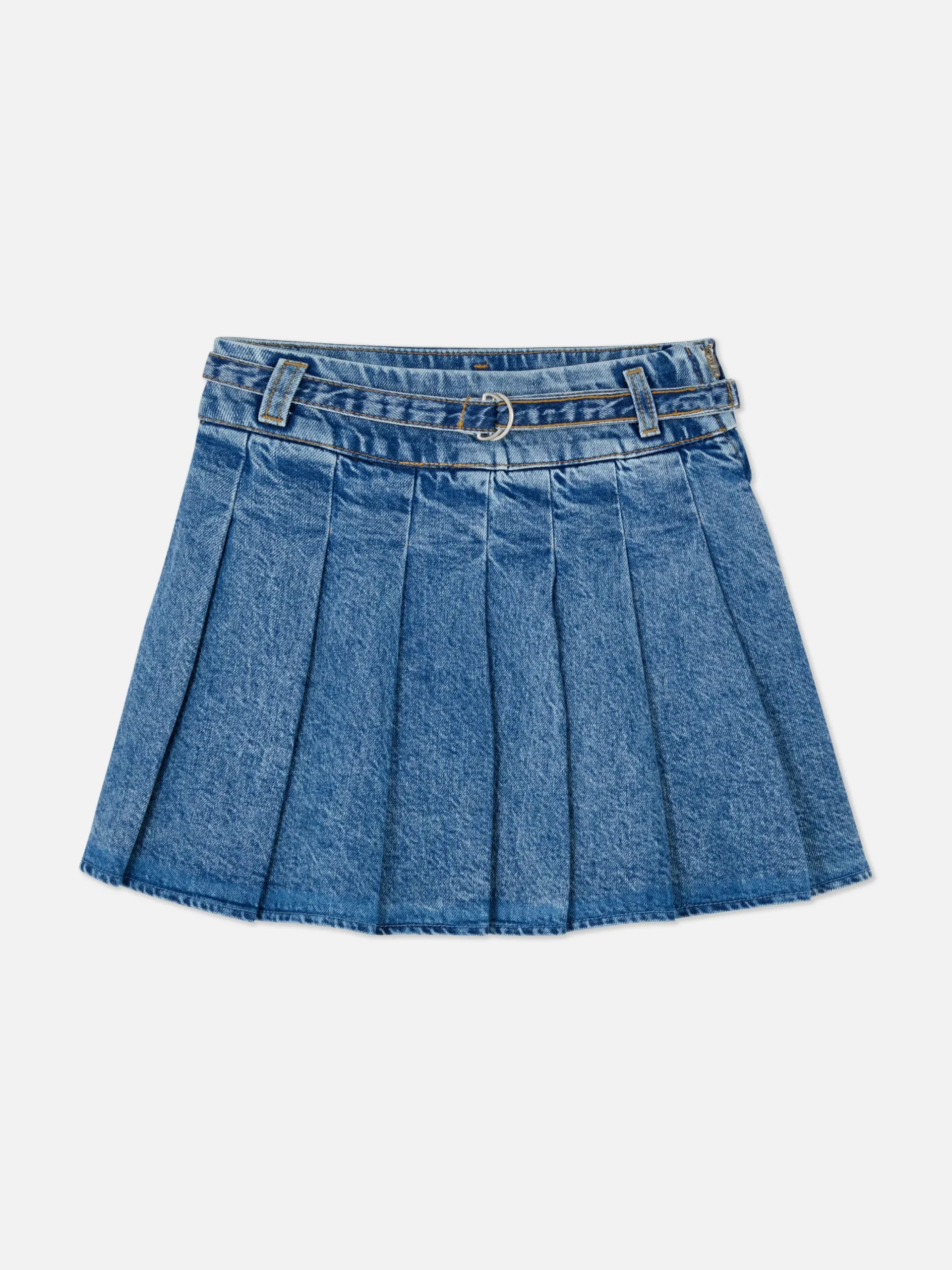 Falda Vaquera Plisada