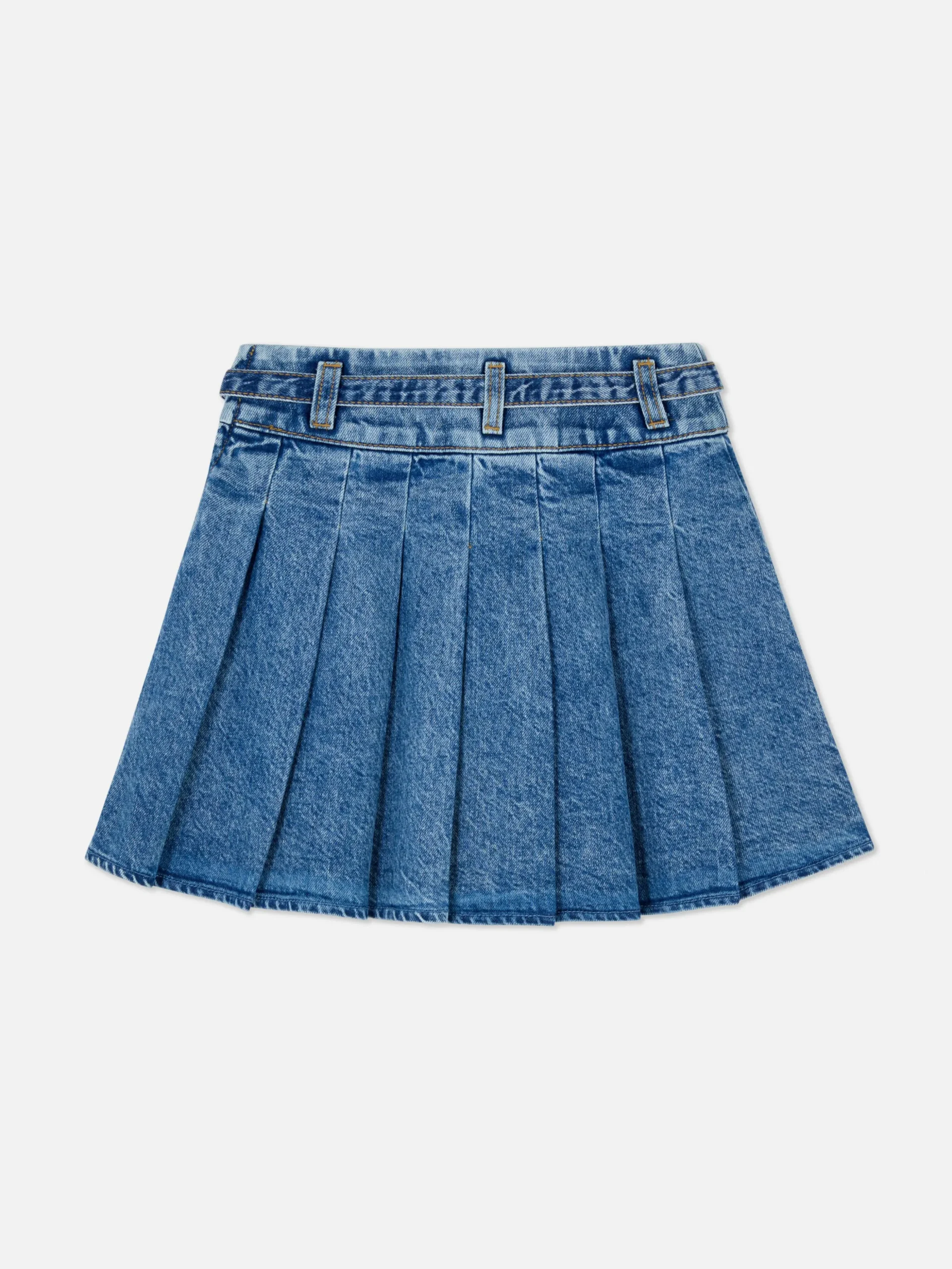 Falda Vaquera Plisada
