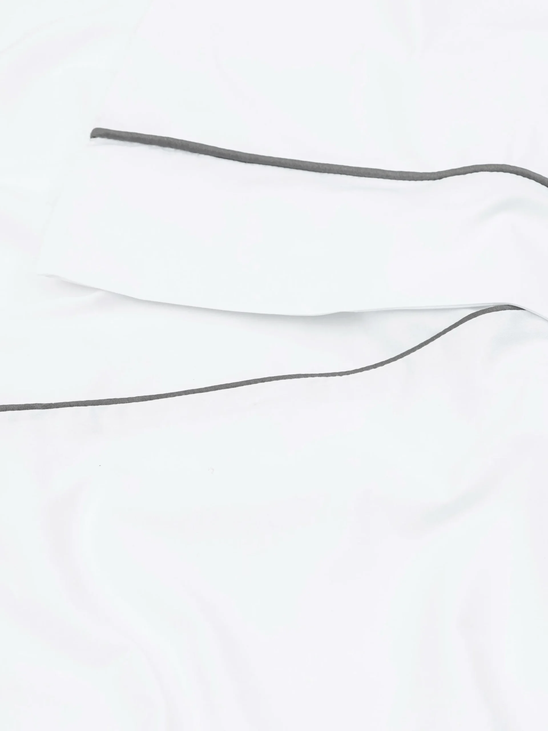Funda Nórdica Blanca Con Ribete Para Cama King