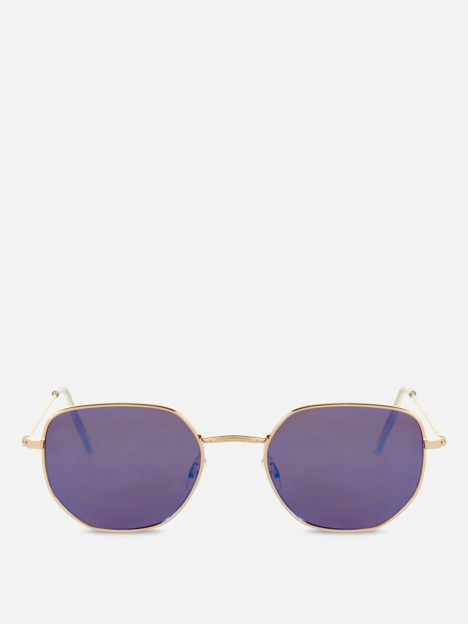 Gafas De Sol Con Montura Metálica Hexagonal