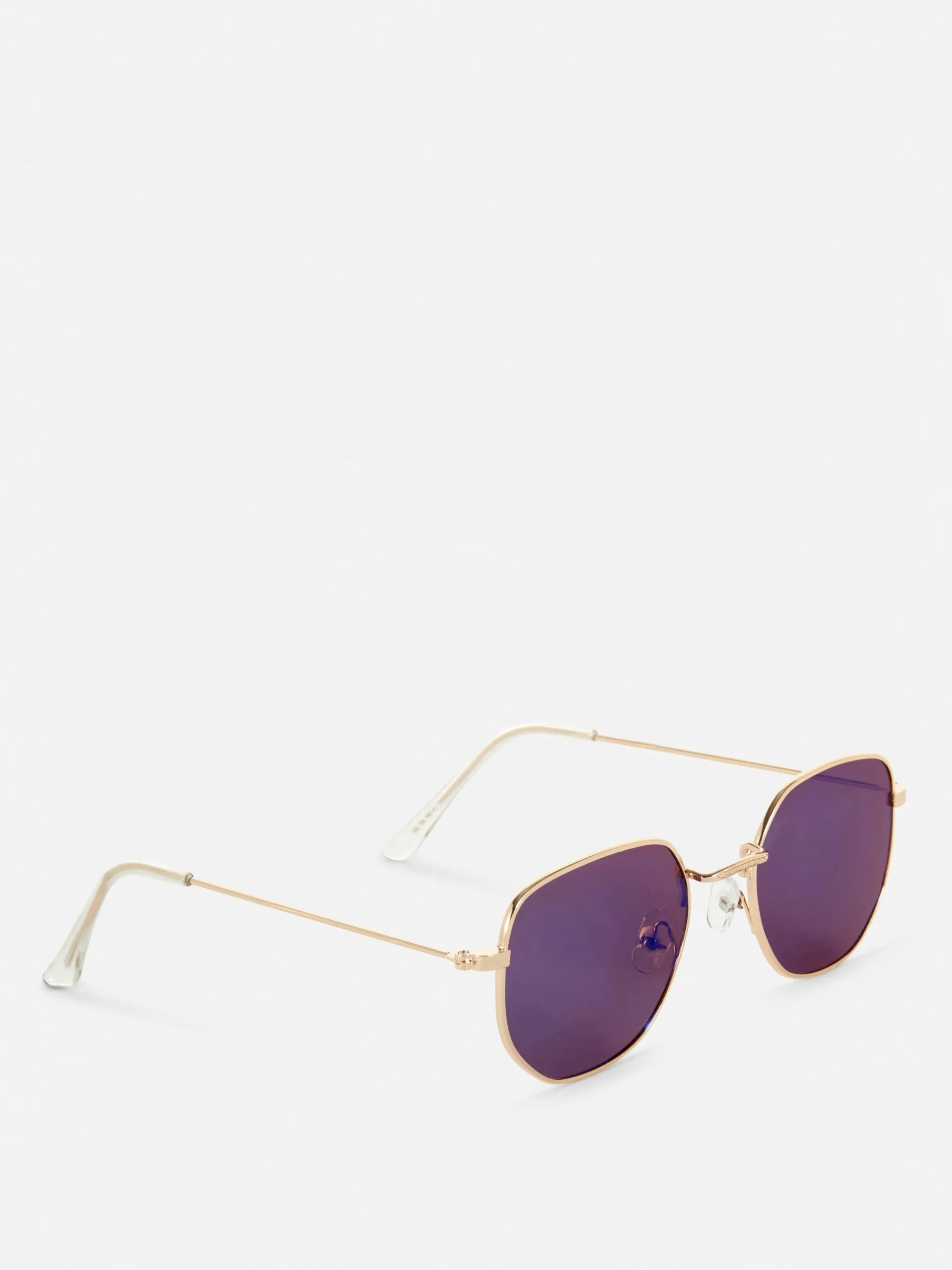 Gafas De Sol Con Montura Metálica Hexagonal