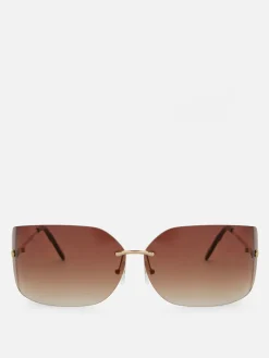 Gafas De Sol De Montura Invisible Curva De Rita Ora