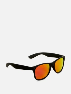 Gafas De Sol Espejo Con Montura Cuadrada