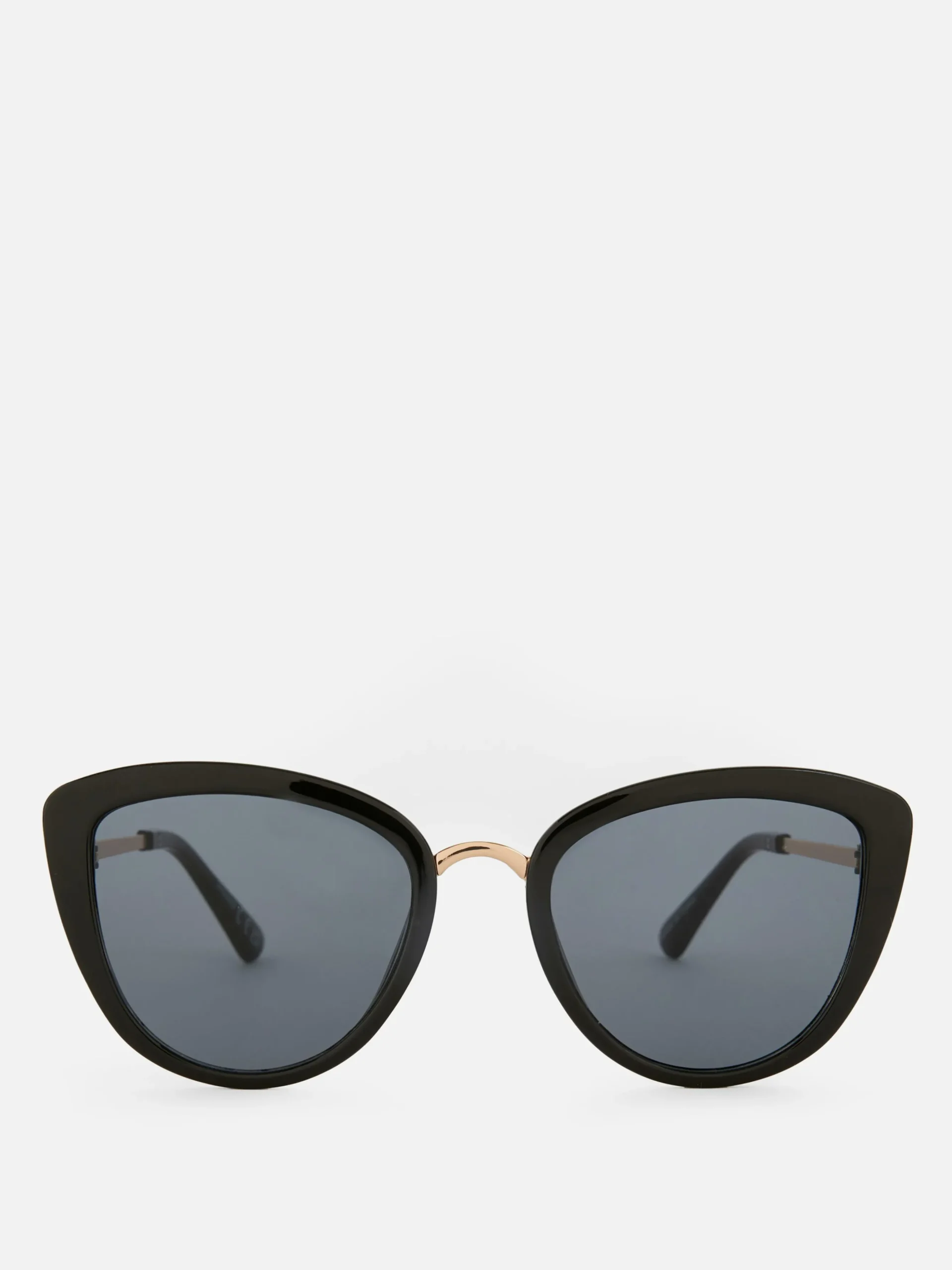 Gafas De Sol Estilo Ojos De Gato Con Ribete Metálico