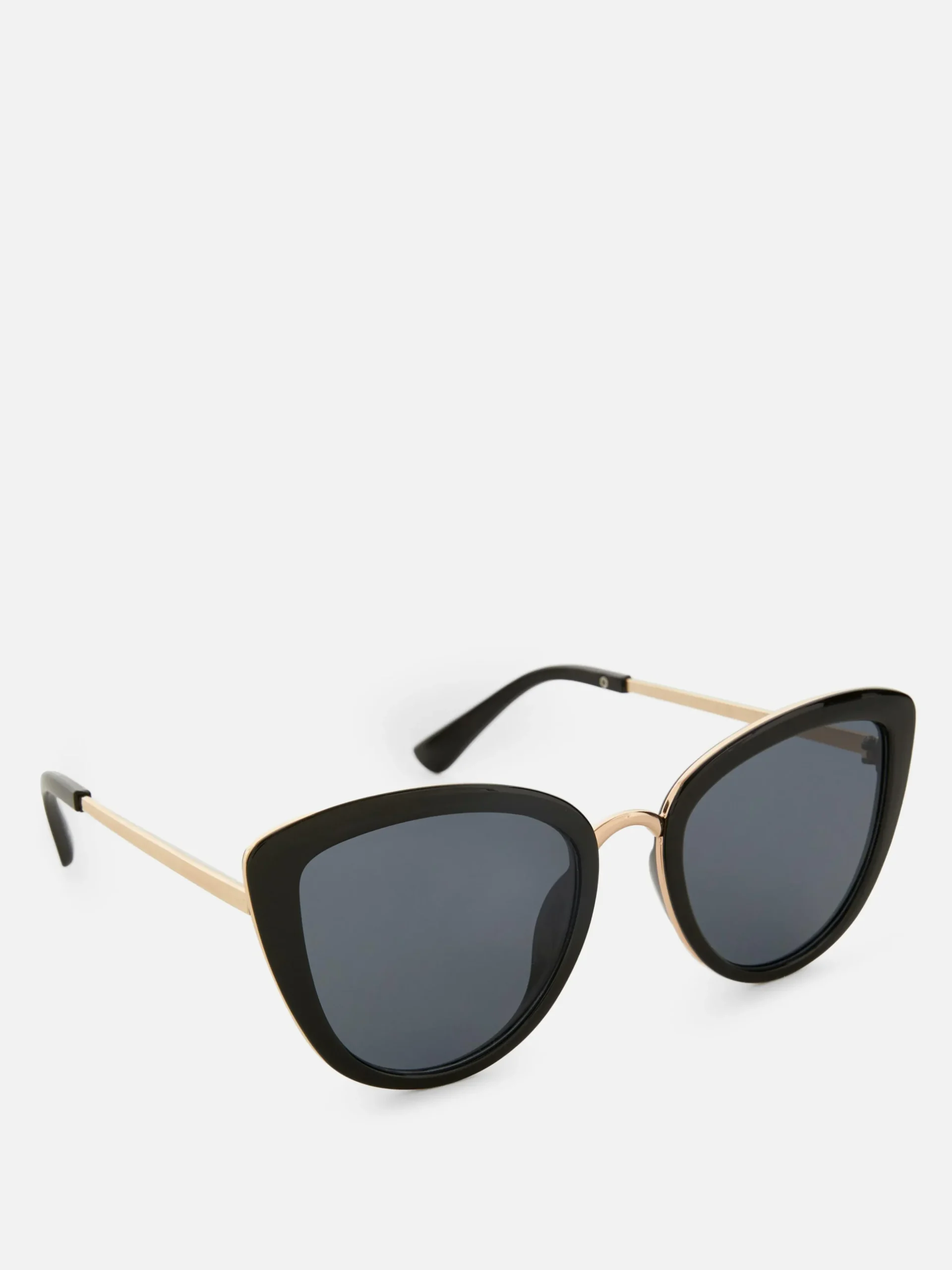 Gafas De Sol Estilo Ojos De Gato Con Ribete Metálico