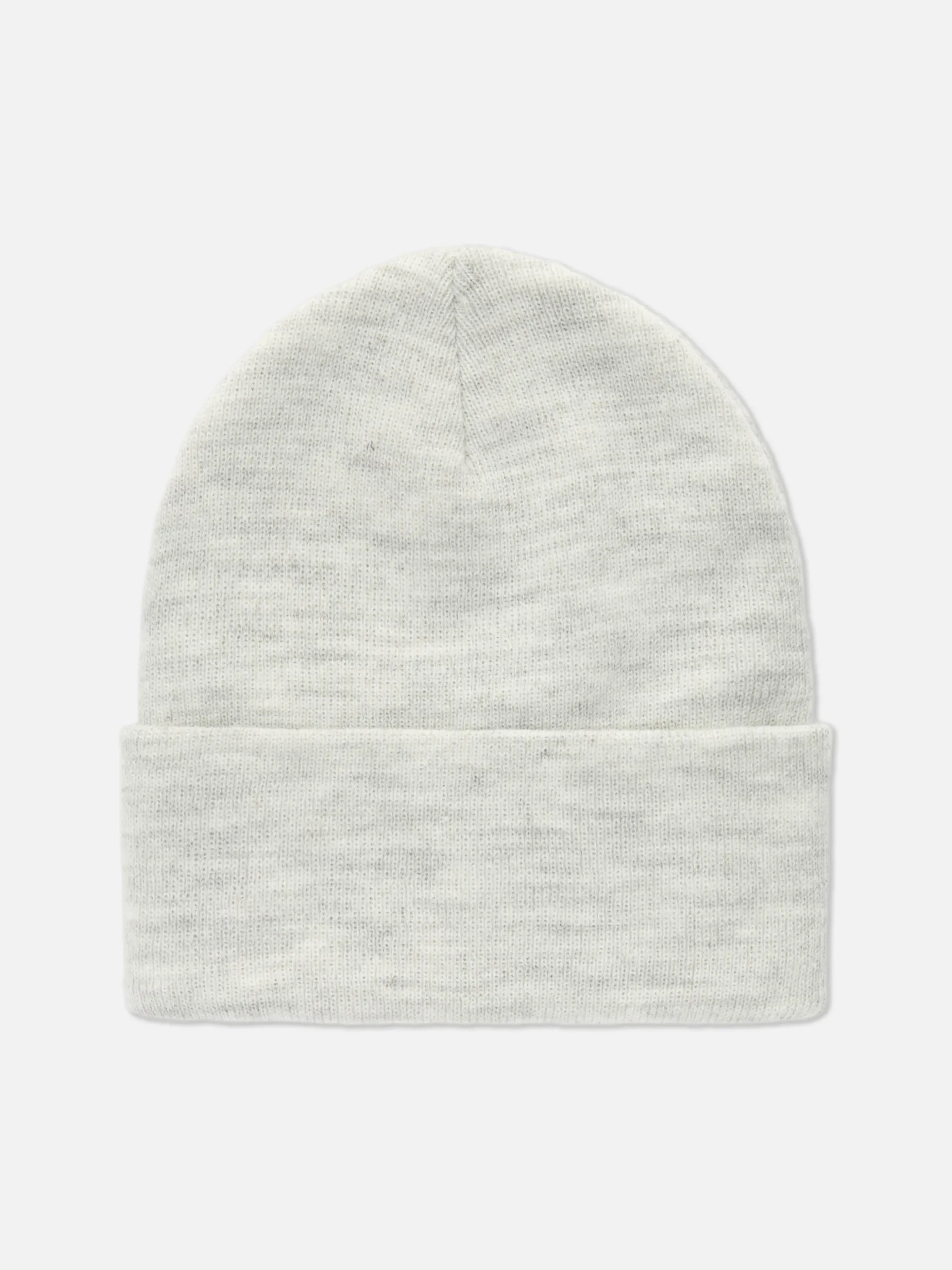 Gorro De Punto Con Borde Vuelto