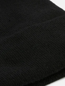 Gorro De Punto Con Borde Vuelto