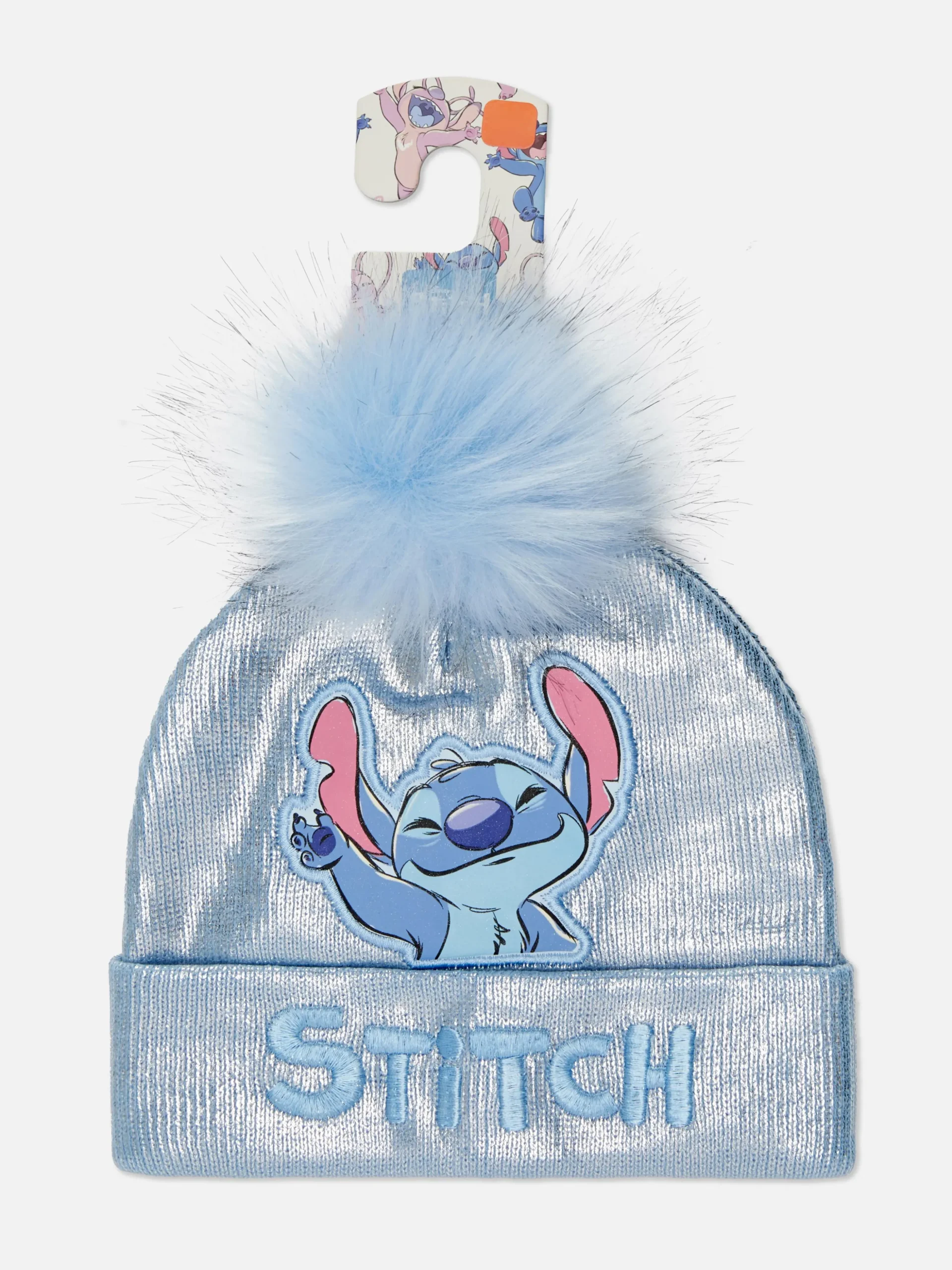 Gorro De Punto Con Pompón De Stitch De Disney
