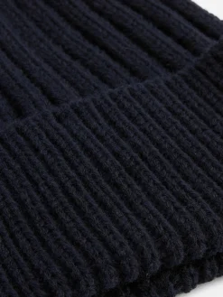 Gorro De Punto Grueso Acanalado