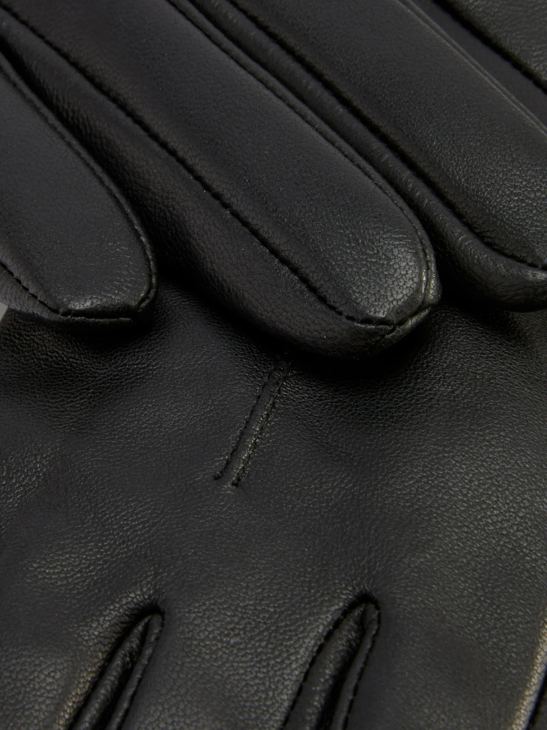 Guantes De Piel Con Puños Con Muescas