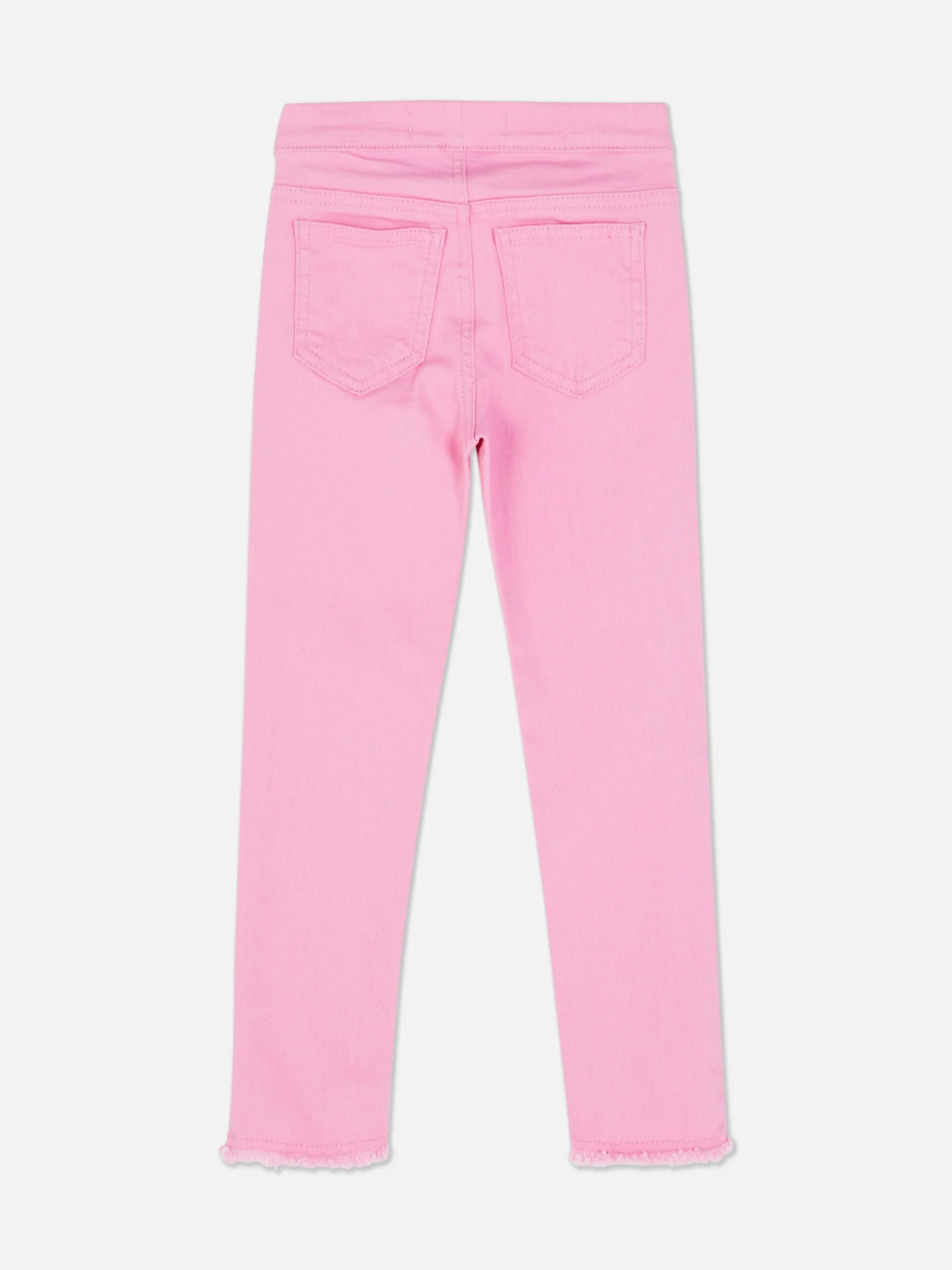 Jeggings Con Efecto Deshilachado