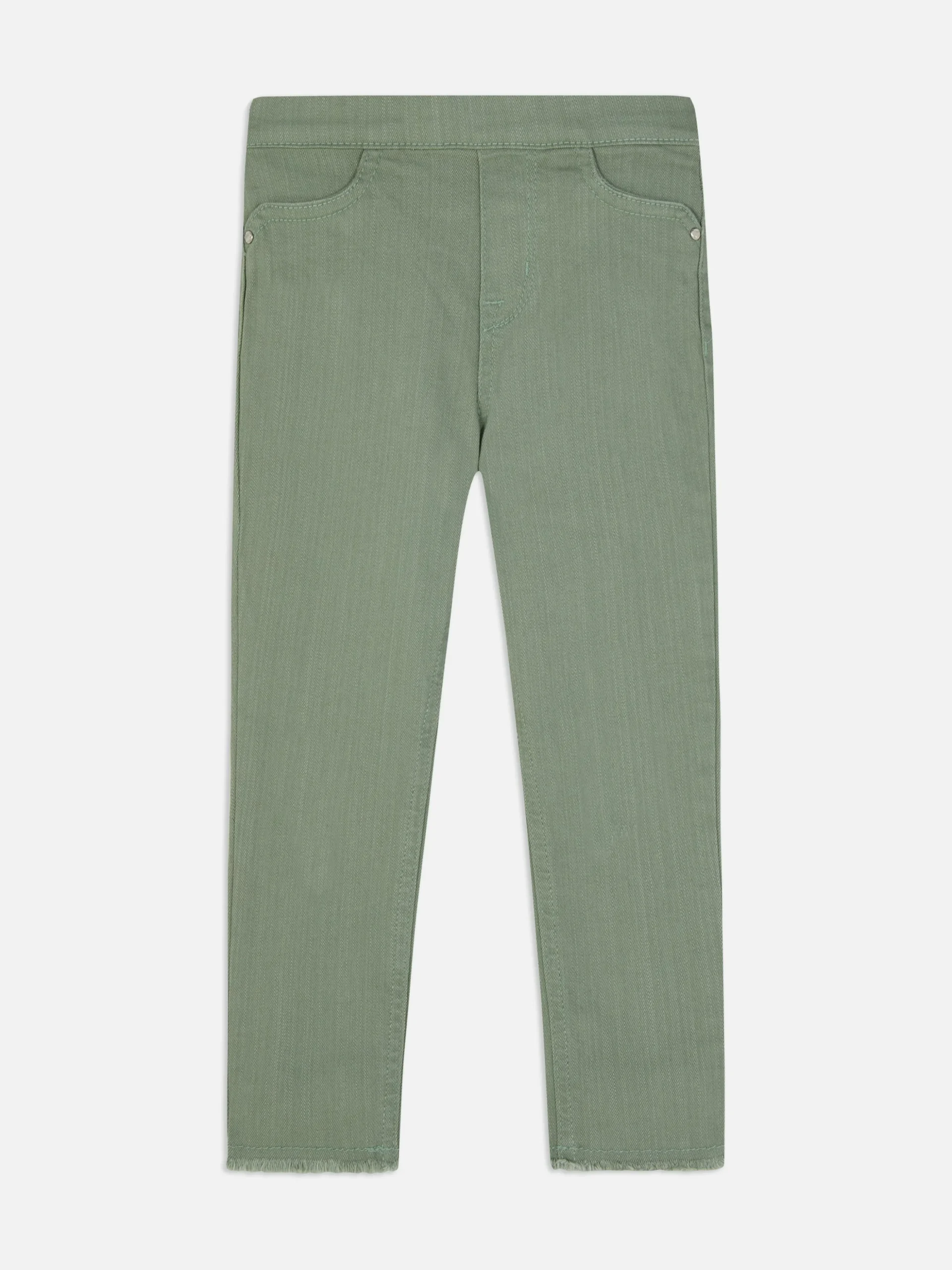Jeggings Con Efecto Deshilachado
