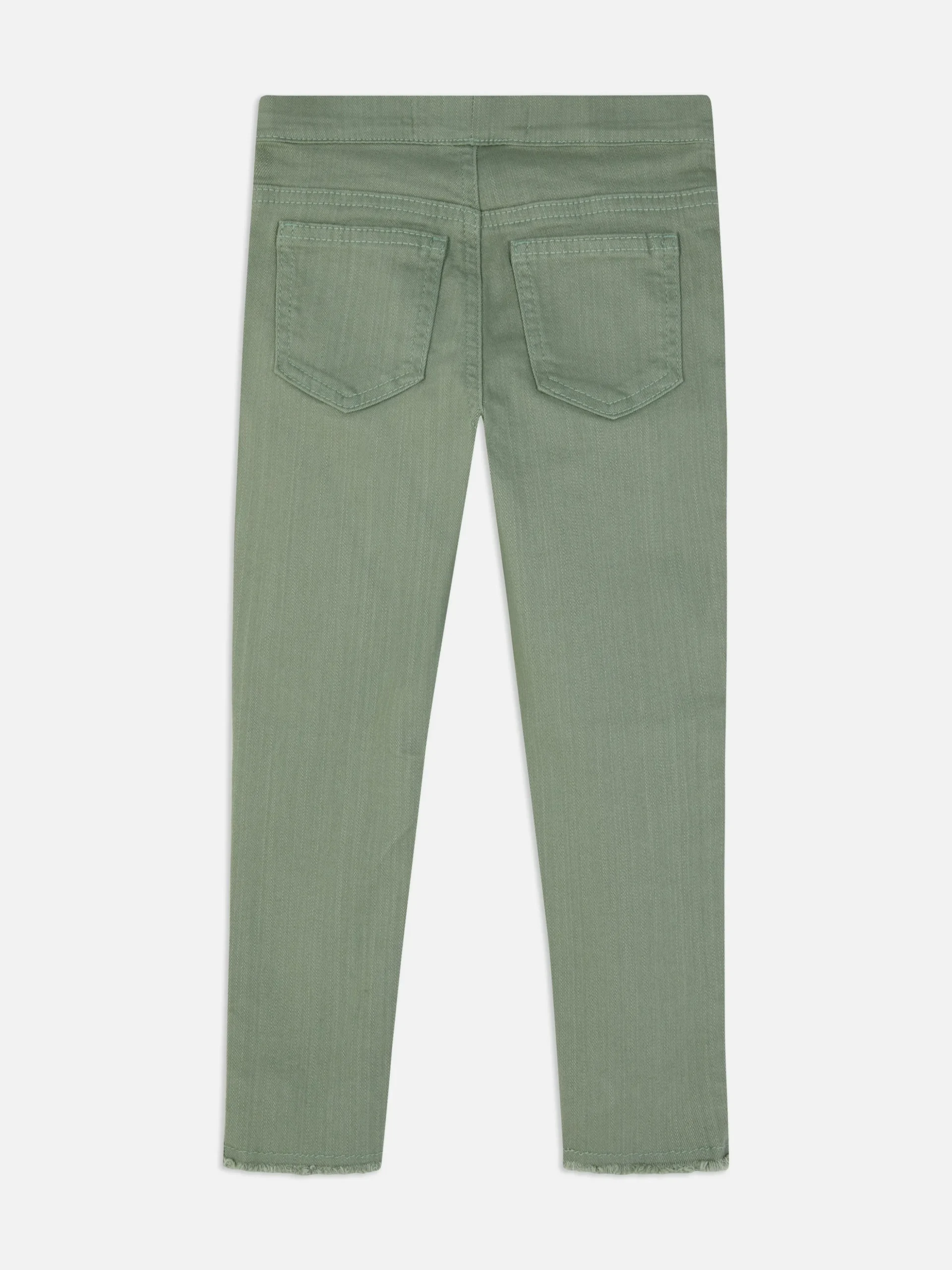 Jeggings Con Efecto Deshilachado