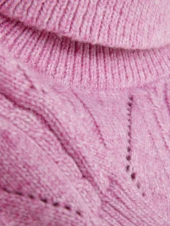 Jersey De Punto Con Cuello Vuelto