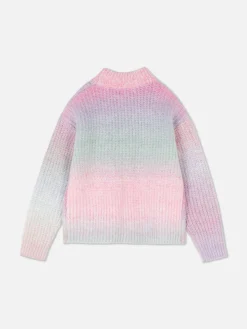 Jersey De Punto Con Efecto Degradado