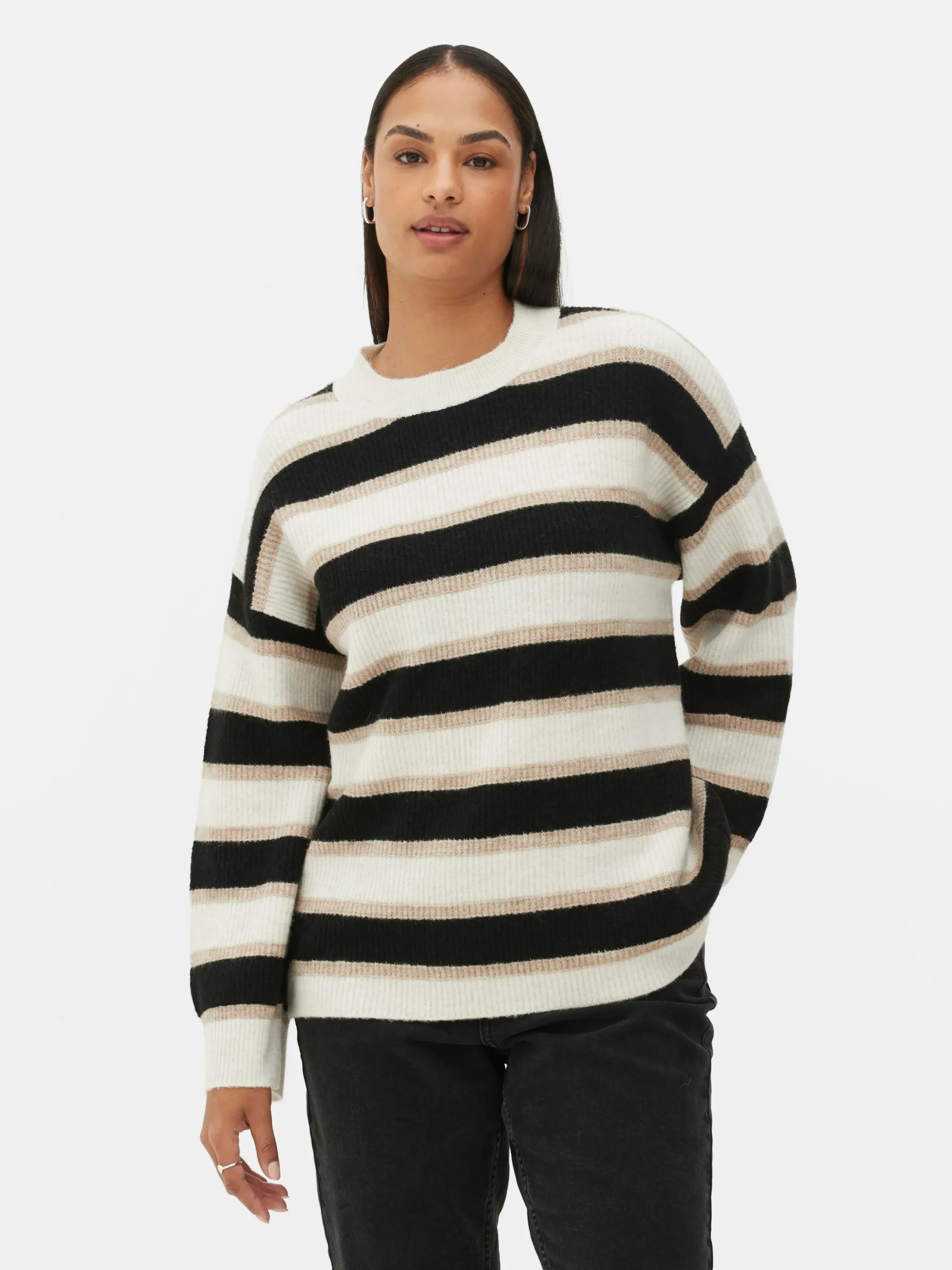 Jersey De Punto Con Puños Ajustados