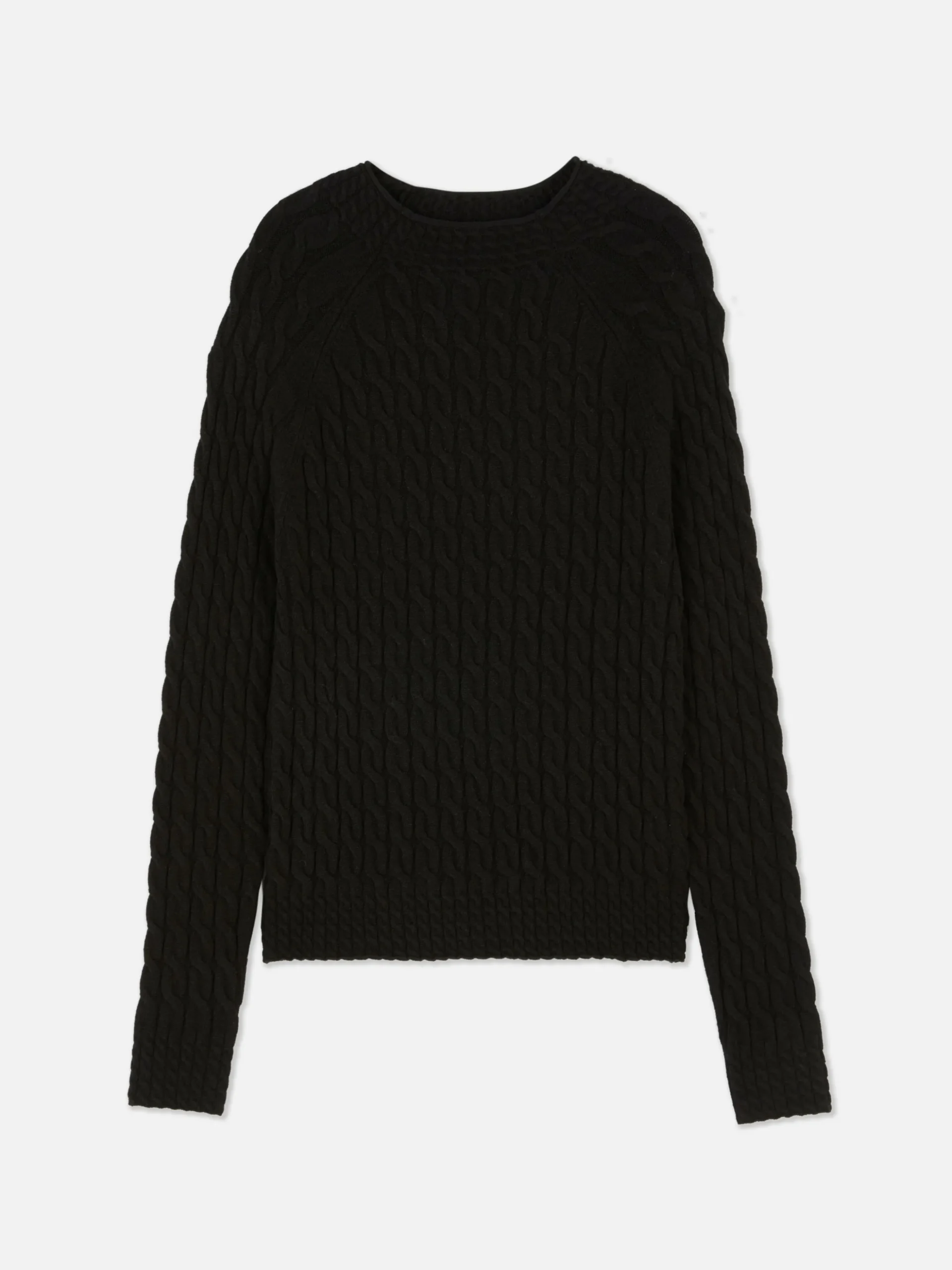 Jersey De Punto De Ochos De Cuello Alto