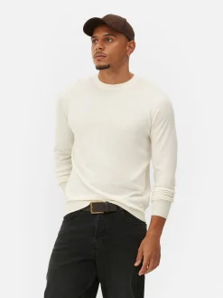 Jersey De Punto Fino Y Cuello Redondo