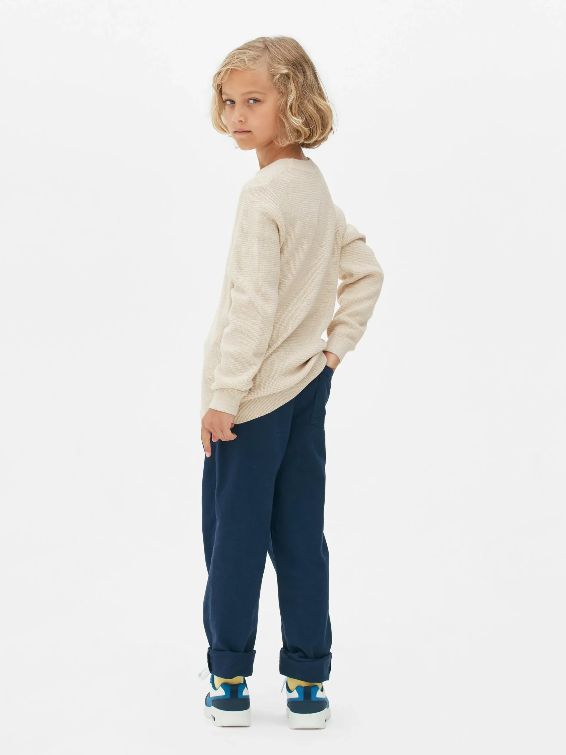 Jersey De Punto Gofrado Para Niño Mayor