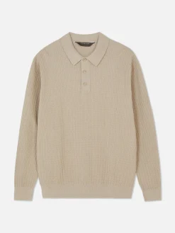 Jersey Tipo Polo Texturizado
