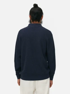 Jersey Tipo Polo Texturizado