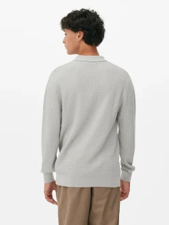 Jersey Tipo Polo Texturizado