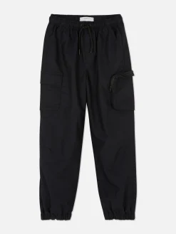Joggers Cargo Con Bajos Ajustados Y Cordón De Ajuste
