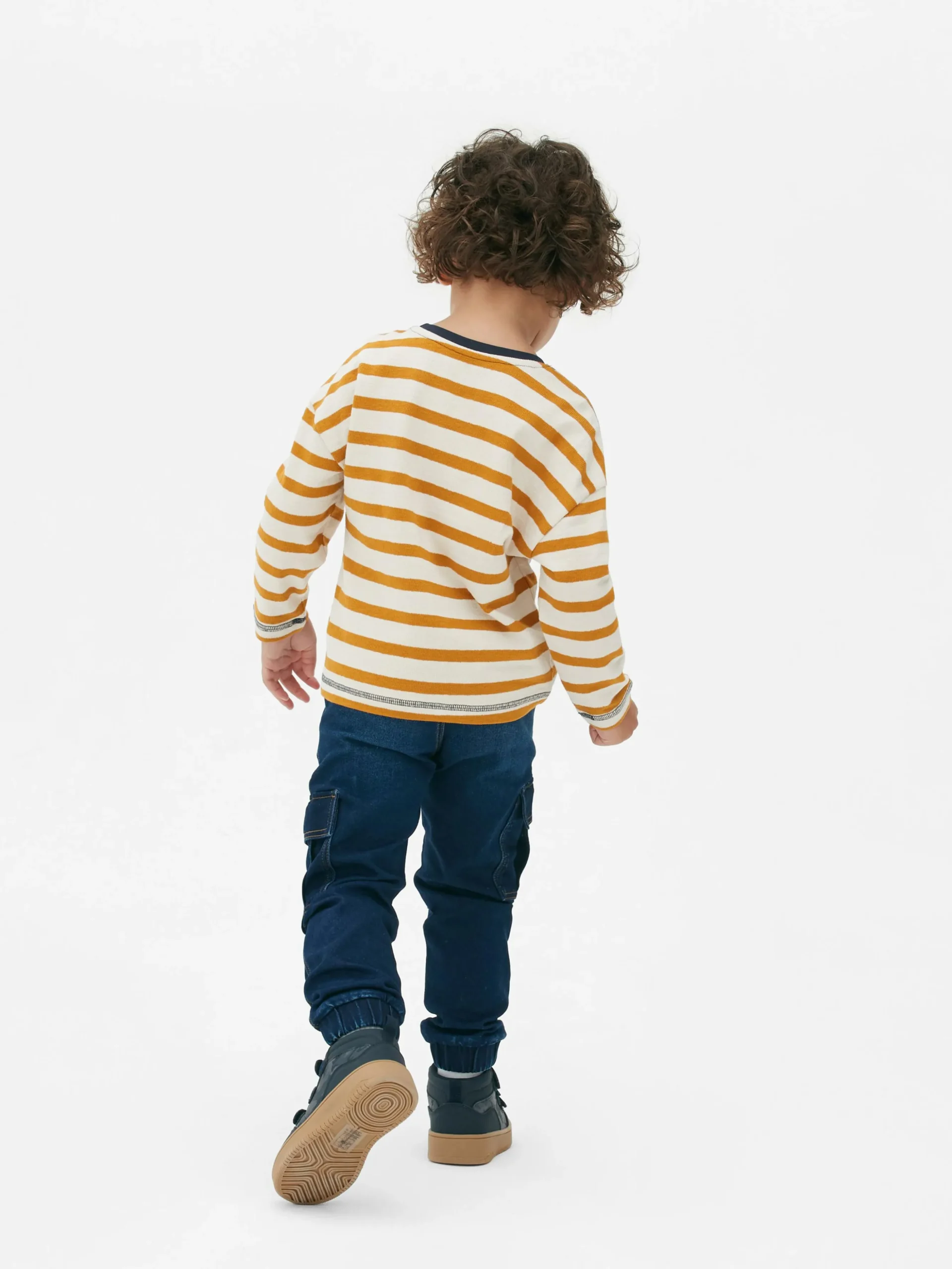 Joggers Cargo En Tejido Vaquero