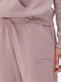 Joggers Con Cordón De Ajuste Y Estampado Gráfico
