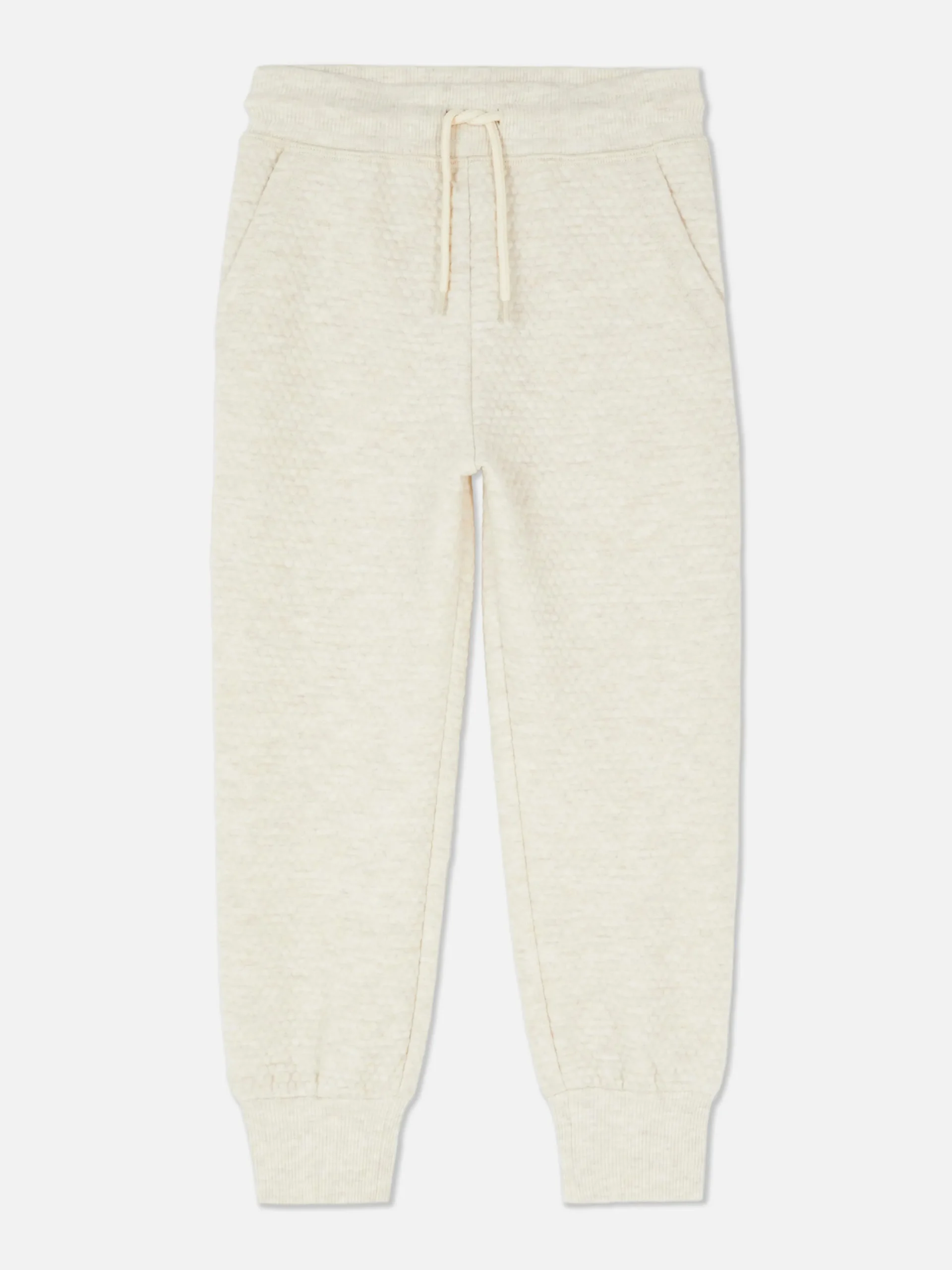 Joggers Con Textura Y Cordón De Ajuste
