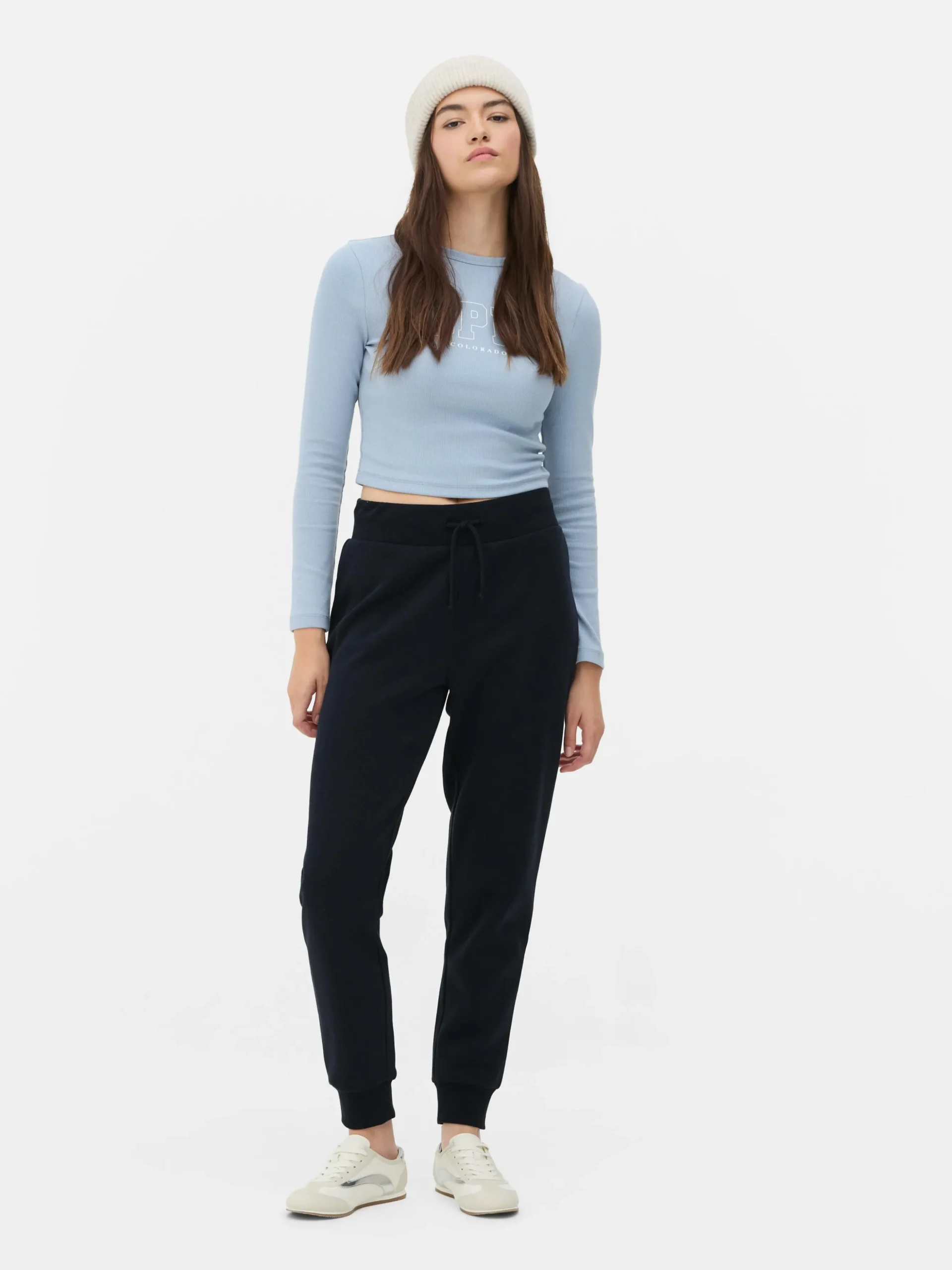 Joggers De Corte Pitillo Con Cordón De Ajuste