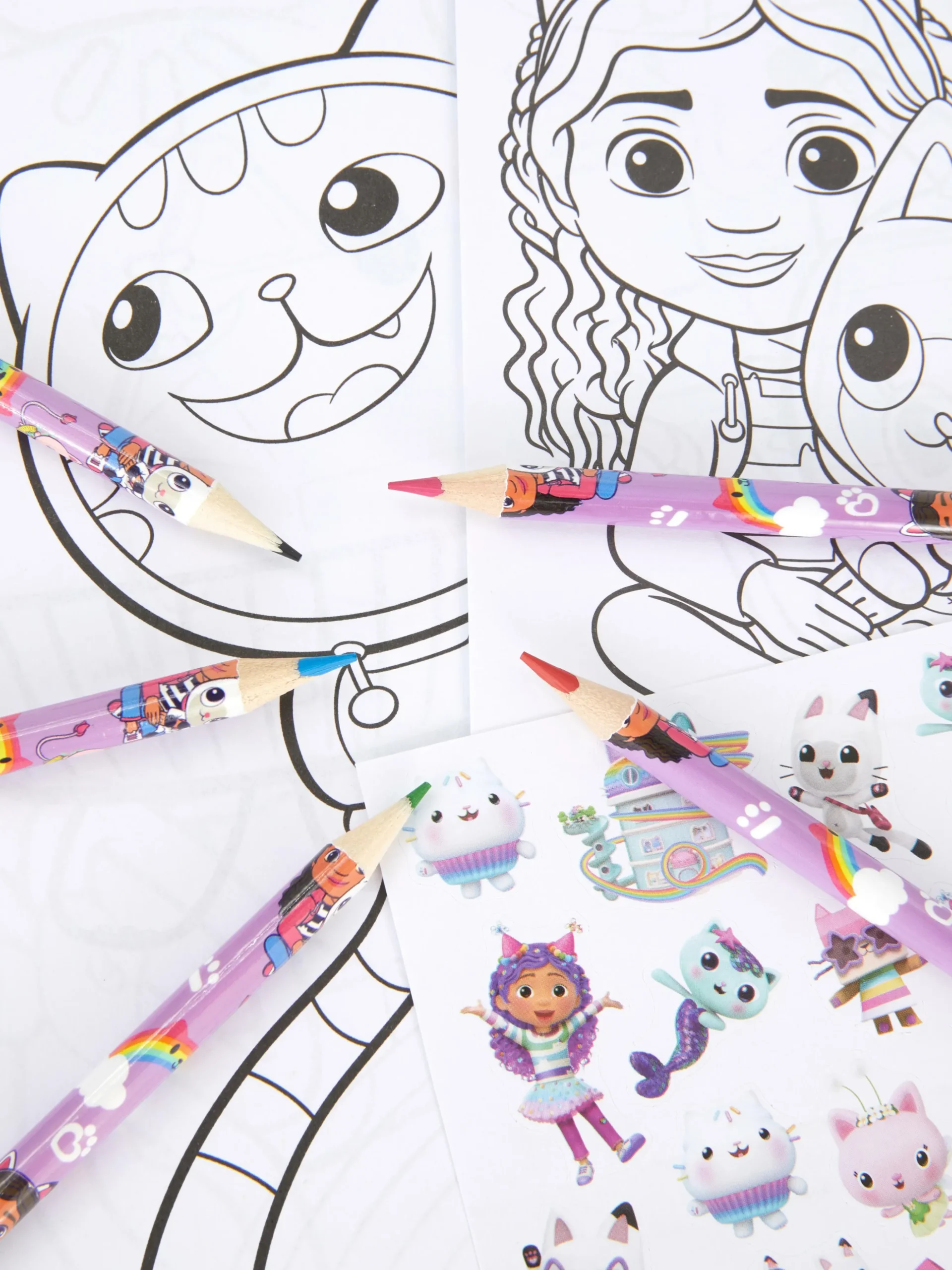 Juego Para Colorear De La Casa De Muñecas De Gabby